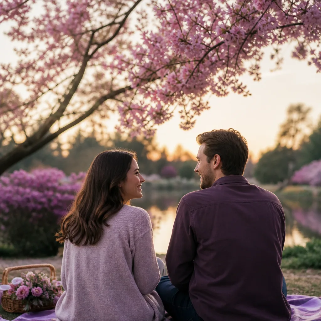 A couple walking through the gardens at RHS Garden Wisley in Surrey